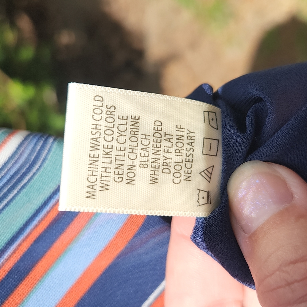 Max Studio Vertical Striped Multicolor Sleeveless… - image 8